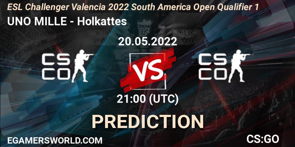 UNO MILLE - Holkattes: ennuste. 20.05.2022 at 21:00, Counter-Strike (CS2), ESL Challenger Valencia 2022 South America Open Qualifier 1