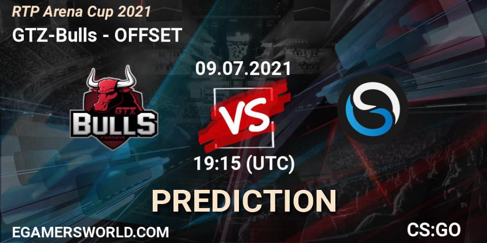 GTZ-Bulls - OFFSET: ennuste. 09.07.2021 at 19:15, Counter-Strike (CS2), RTP Arena Cup 2021