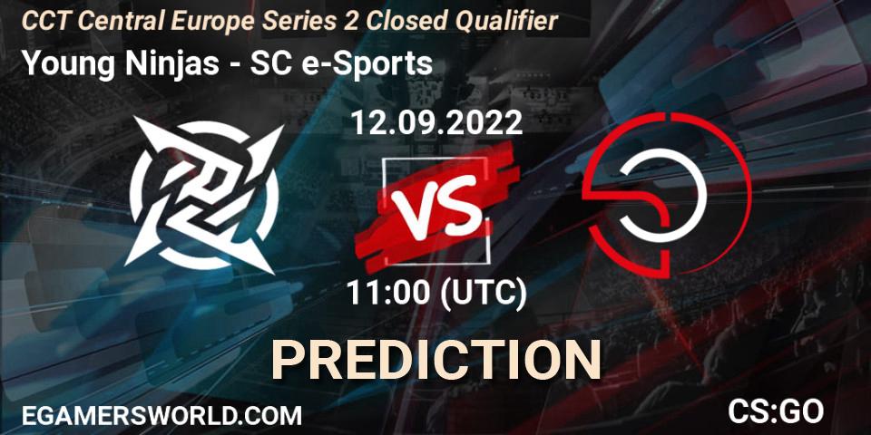 Young Ninjas - SC e-Sports: ennuste. 12.09.2022 at 11:00, Counter-Strike (CS2), CCT Central Europe Series 2 Closed Qualifier