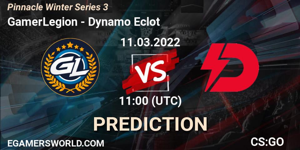 GamerLegion - Dynamo Eclot: ennuste. 11.03.2022 at 11:10, Counter-Strike (CS2), Pinnacle Winter Series 3