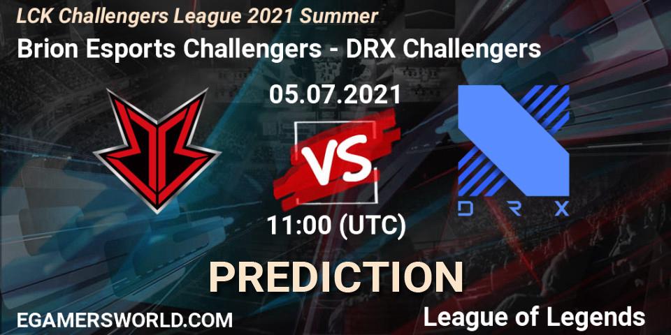 Brion Esports Challengers - DRX Challengers: ennuste. 05.07.2021 at 11:00, LoL, LCK Challengers League 2021 Summer