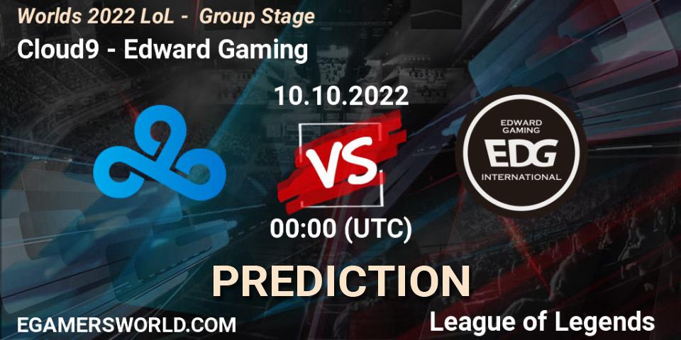 Cloud9 - Edward Gaming: ennuste. 13.10.22, LoL, Worlds 2022 LoL - Group Stage
