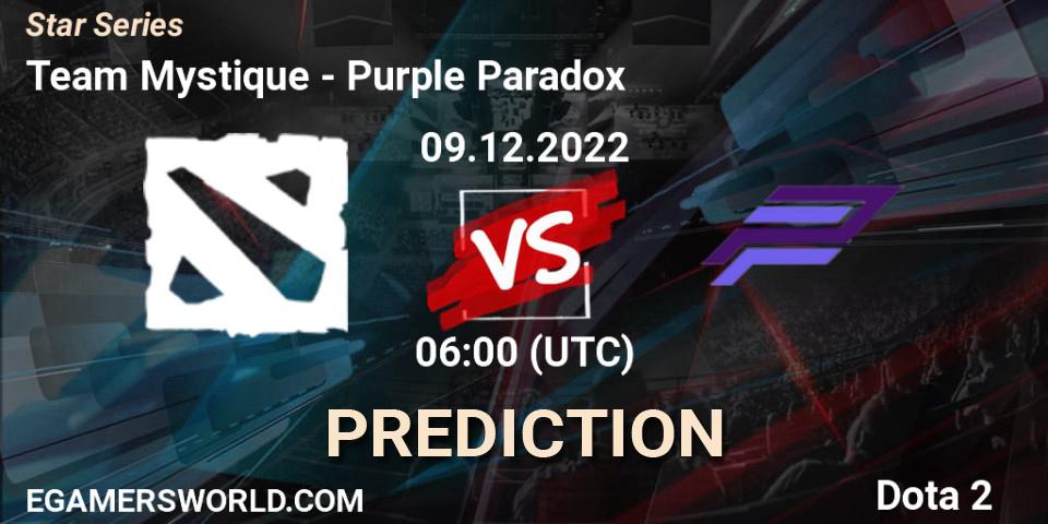 Team Mystique - Purple Paradox: ennuste. 09.12.22, Dota 2, Star Series