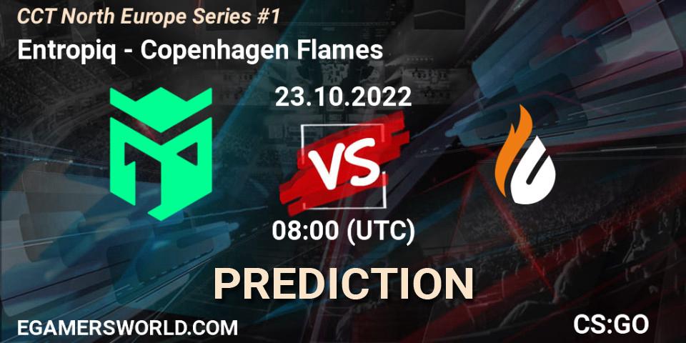 Entropiq - Copenhagen Flames: ennuste. 23.10.2022 at 08:00, Counter-Strike (CS2), CCT North Europe Series #1