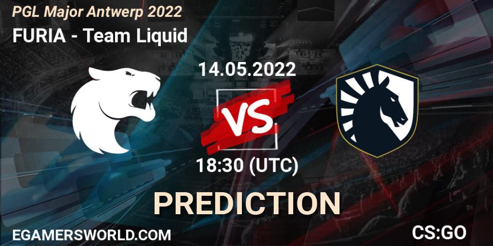 FURIA - Team Liquid: ennuste. 14.05.2022 at 18:05, Counter-Strike (CS2), PGL Major Antwerp 2022