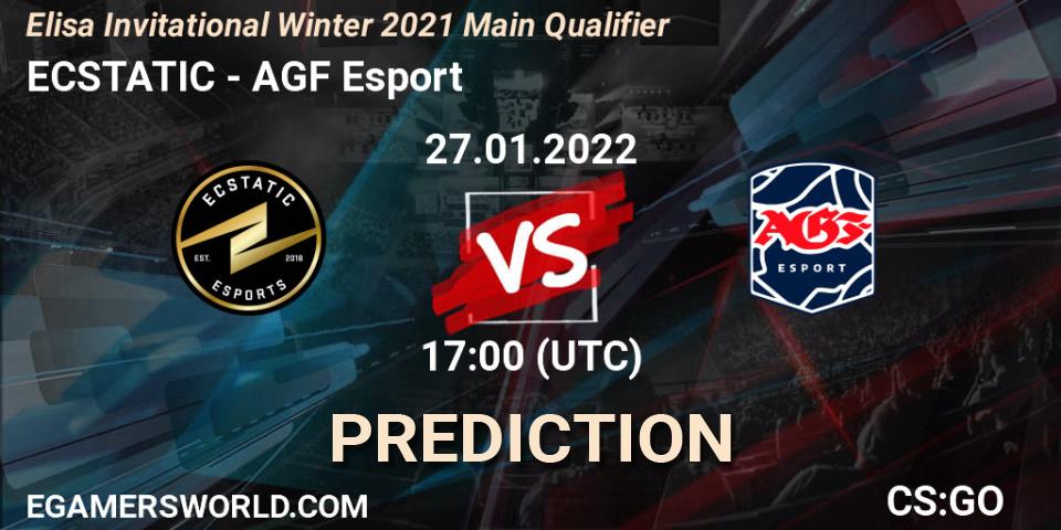 ECSTATIC - AGF Esport: ennuste. 27.01.2022 at 17:00, Counter-Strike (CS2), Elisa Invitational Winter 2021 Main Qualifier