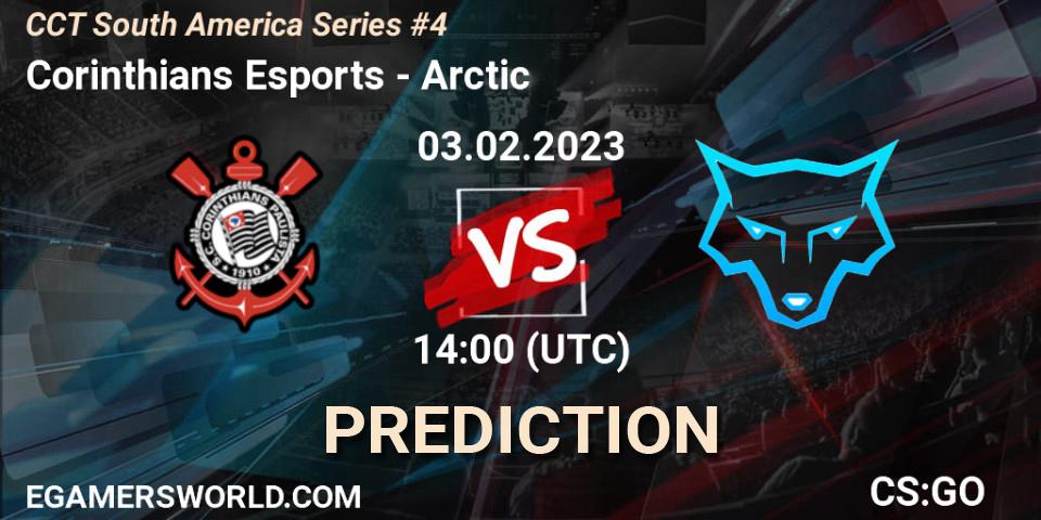 Corinthians Esports - Arctic: ennuste. 03.02.2023 at 14:00, Counter-Strike (CS2), CCT South America Series #4