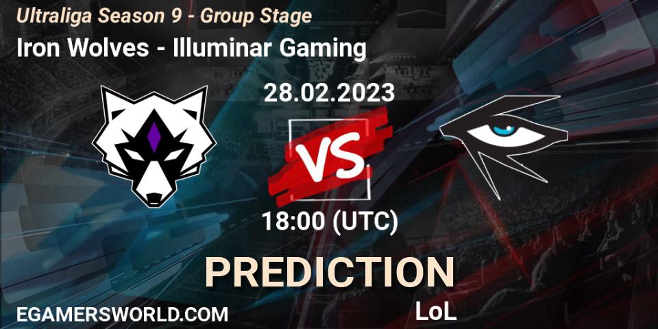 Iron Wolves - Illuminar Gaming: ennuste. 28.02.23, LoL, Ultraliga Season 9 - Group Stage