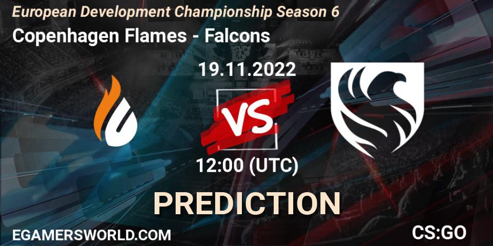 Copenhagen Flames - Falcons: ennuste. 19.11.22, CS2 (CS:GO), European Development Championship Season 6