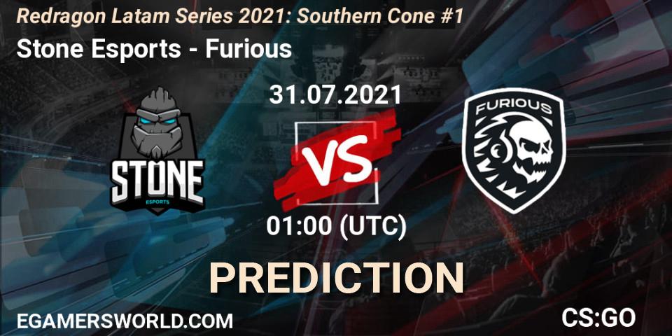 Stone Esports - Furious: ennuste. 31.07.2021 at 00:45, Counter-Strike (CS2), Redragon Latam Series 2021: Southern Cone #1