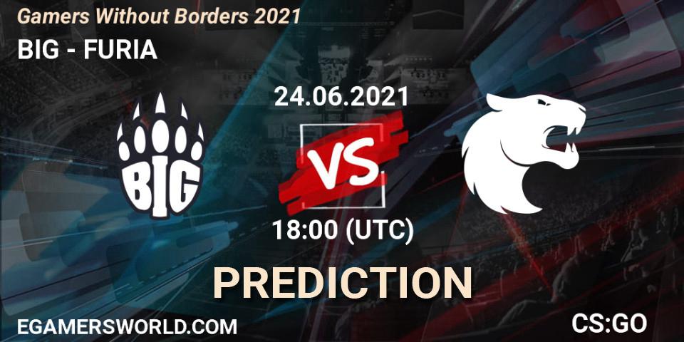 BIG - FURIA: ennuste. 24.06.2021 at 19:05, Counter-Strike (CS2), Gamers Without Borders 2021