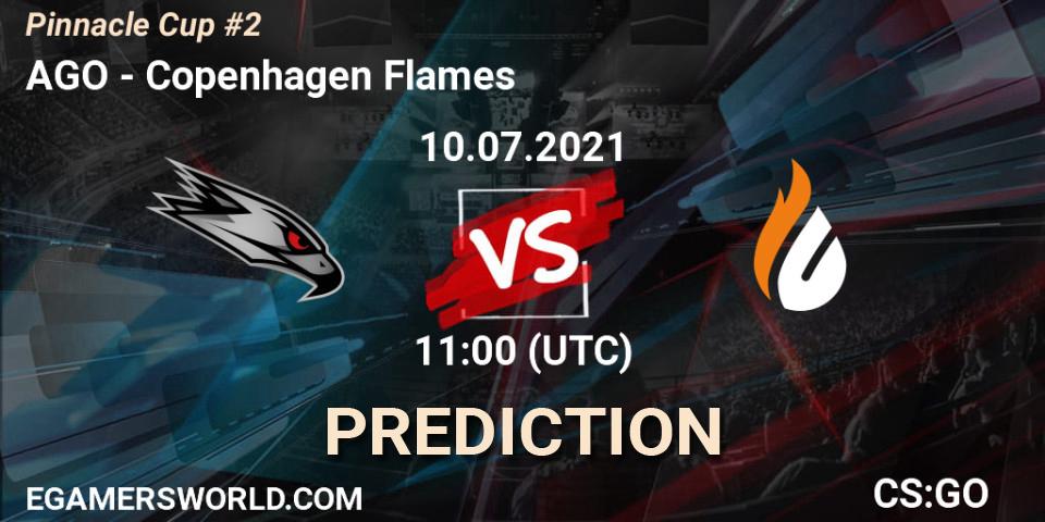 AGO - Copenhagen Flames: ennuste. 10.07.2021 at 11:00, Counter-Strike (CS2), Pinnacle Cup #2