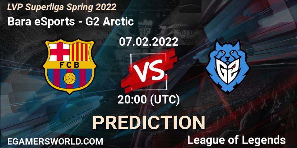 Barça eSports - G2 Arctic: ennuste. 07.02.2022 at 19:00, LoL, LVP Superliga Spring 2022
