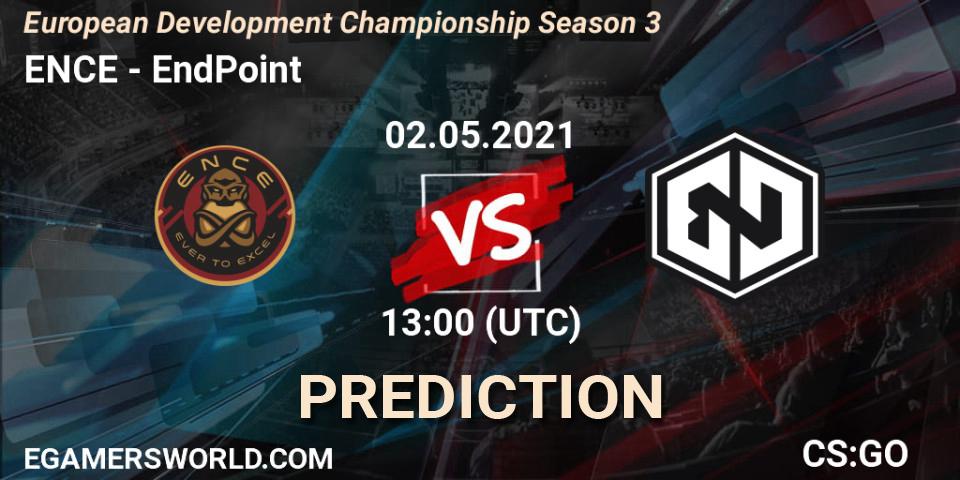 ENCE - EndPoint: ennuste. 02.05.21, CS2 (CS:GO), European Development Championship Season 3