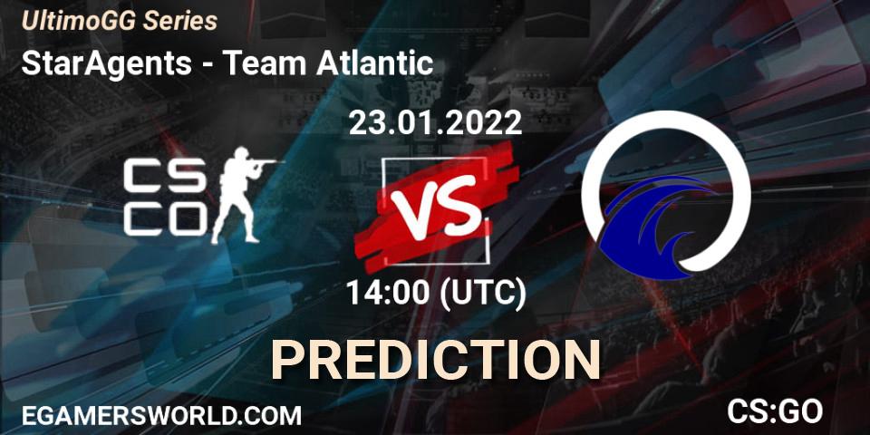 StarAgents - Team Atlantic: ennuste. 23.01.2022 at 14:00, Counter-Strike (CS2), UltimoGG Series