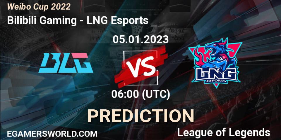 Bilibili Gaming - LNG Esports: ennuste. 05.01.23, LoL, Weibo Cup 2022