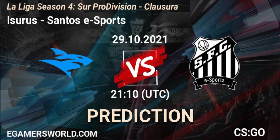 Isurus - Santos e-Sports: ennuste. 29.10.21, CS2 (CS:GO), La Liga Season 4: Sur Pro Division - Clausura
