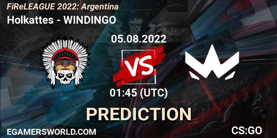 Holkattes - WINDINGO: ennuste. 05.08.2022 at 00:00, Counter-Strike (CS2), FiReLEAGUE 2022: Argentina