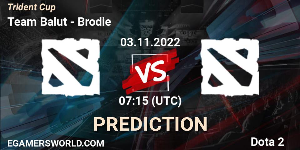 Team Balut - Brodie: ennuste. 03.11.2022 at 07:15, Dota 2, Trident Cup