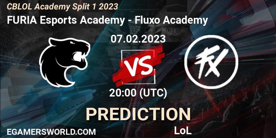 FURIA Esports Academy - Fluxo Academy: ennuste. 07.02.23, LoL, CBLOL Academy Split 1 2023