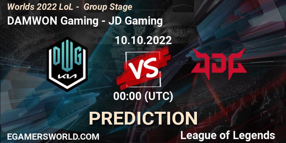 DAMWON Gaming - JD Gaming: ennuste. 09.10.2022 at 02:15, LoL, Worlds 2022 LoL - Group Stage