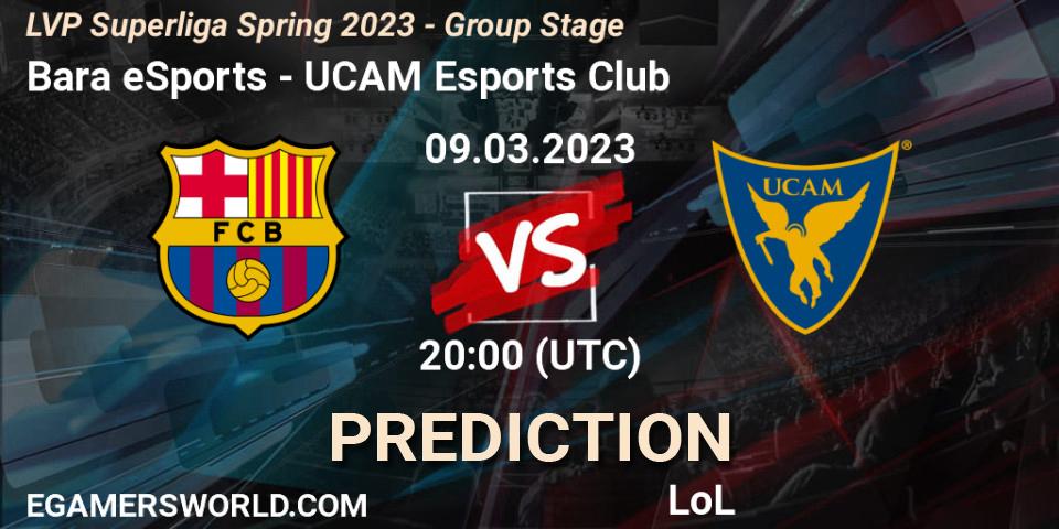 Barça eSports - UCAM Esports Club: ennuste. 09.03.2023 at 19:00, LoL, LVP Superliga Spring 2023 - Group Stage