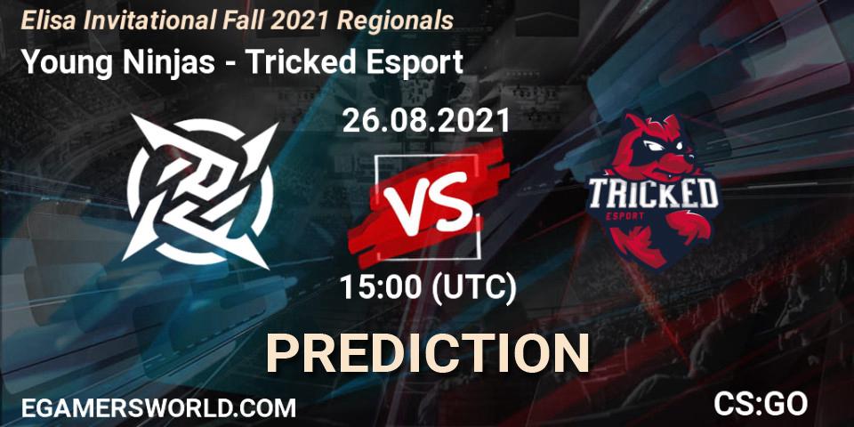 Young Ninjas - Tricked Esport: ennuste. 26.08.2021 at 18:00, Counter-Strike (CS2), Elisa Invitational Fall 2021 Regionals