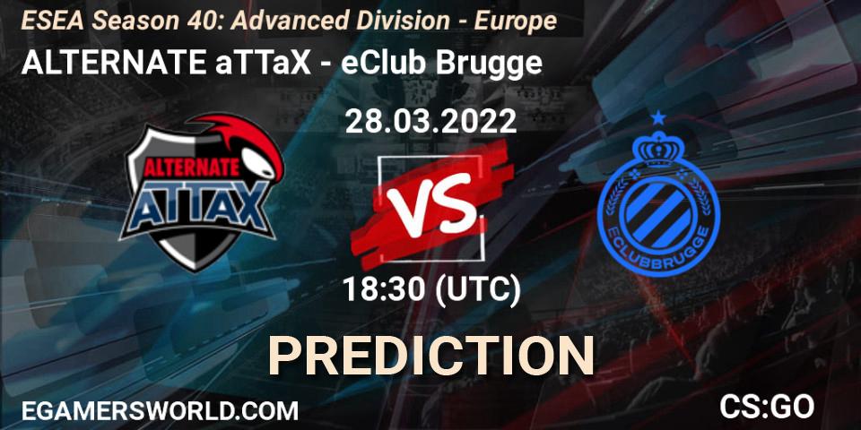 ALTERNATE aTTaX - eClub Brugge: ennuste. 28.03.2022 at 13:10, Counter-Strike (CS2), ESEA Season 40: Advanced Division - Europe
