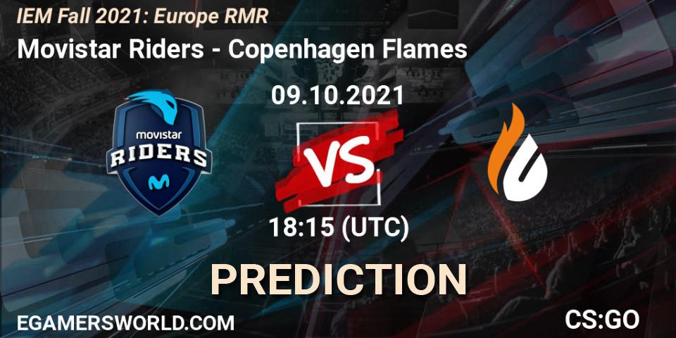 Movistar Riders - Copenhagen Flames: ennuste. 09.10.21, CS2 (CS:GO), IEM Fall 2021: Europe RMR