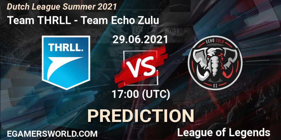Team THRLL - Team Echo Zulu: ennuste. 01.06.2021 at 20:00, LoL, Dutch League Summer 2021
