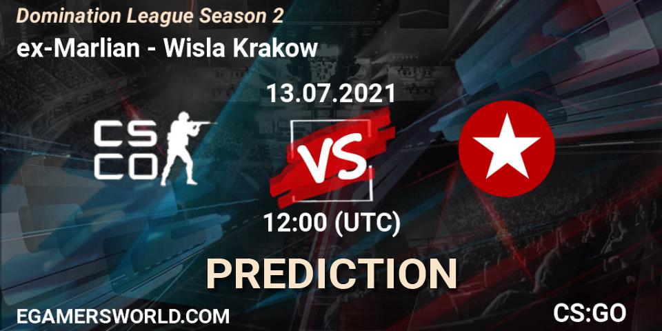ex-Marlian - Wisla Krakow: ennuste. 13.07.2021 at 12:00, Counter-Strike (CS2), Domination League Season 2