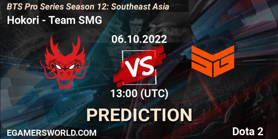 Hokori - Team SMG: ennuste. 06.10.2022 at 11:32, Dota 2, BTS Pro Series Season 12: Southeast Asia