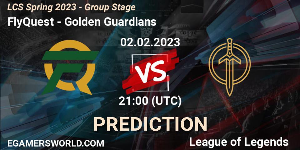 FlyQuest - Golden Guardians: ennuste. 02.02.23, LoL, LCS Spring 2023 - Group Stage