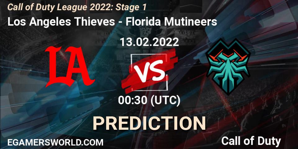 Los Angeles Thieves - Florida Mutineers: ennuste. 13.02.22, Call of Duty, Call of Duty League 2022: Stage 1