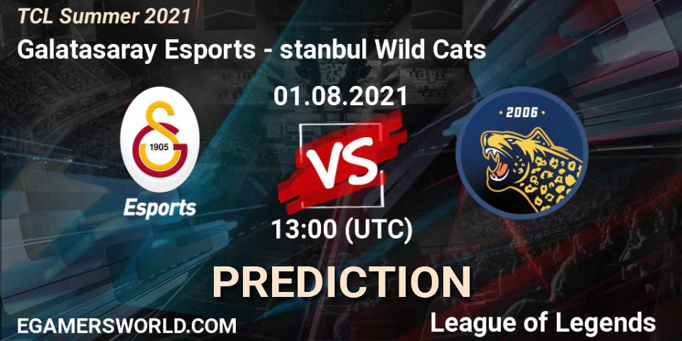 Galatasaray Esports - İstanbul Wild Cats: ennuste. 01.08.2021 at 13:00, LoL, TCL Summer 2021
