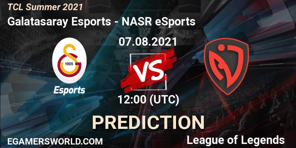 Galatasaray Esports - NASR eSports: ennuste. 07.08.2021 at 12:00, LoL, TCL Summer 2021