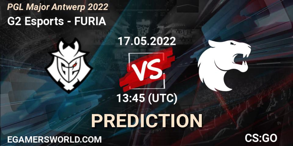 G2 Esports - FURIA: ennuste. 17.05.2022 at 13:50, Counter-Strike (CS2), PGL Major Antwerp 2022