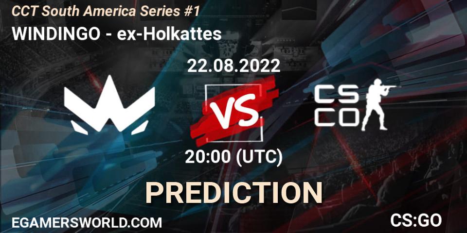 WINDINGO - ex-Holkattes: ennuste. 22.08.2022 at 20:00, Counter-Strike (CS2), CCT South America Series #1