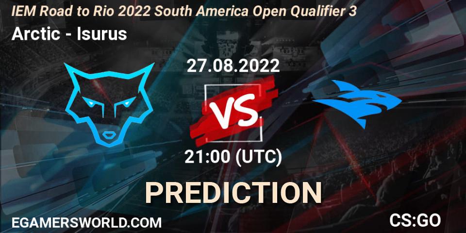 Arctic - Isurus: ennuste. 27.08.2022 at 21:00, Counter-Strike (CS2), IEM Road to Rio 2022 South America Open Qualifier 3