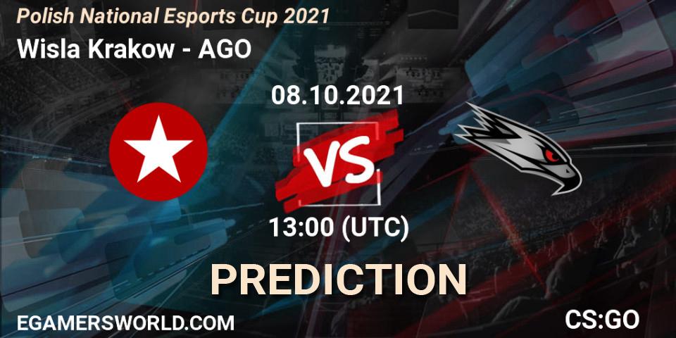 Wisla Krakow - AGO: ennuste. 08.10.2021 at 12:00, Counter-Strike (CS2), Polish National Esports Cup 2021