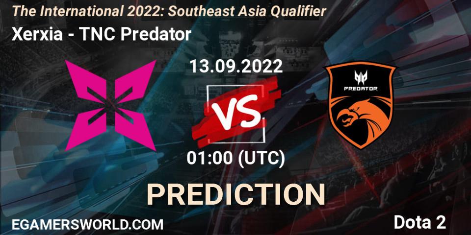 Xerxia - TNC Predator: ennuste. 13.09.22, Dota 2, The International 2022: Southeast Asia Qualifier