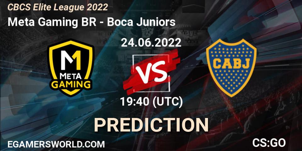 Meta Gaming BR - Boca Juniors: ennuste. 24.06.2022 at 20:00, Counter-Strike (CS2), CBCS Elite League 2022