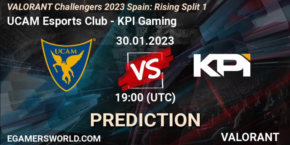 UCAM Esports Club - KPI Gaming: ennuste. 30.01.23, VALORANT, VALORANT Challengers 2023 Spain: Rising Split 1