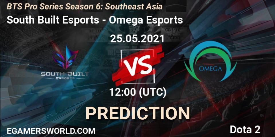 South Built Esports - Omega Esports: ennuste. 25.05.2021 at 13:20, Dota 2, BTS Pro Series Season 6: Southeast Asia