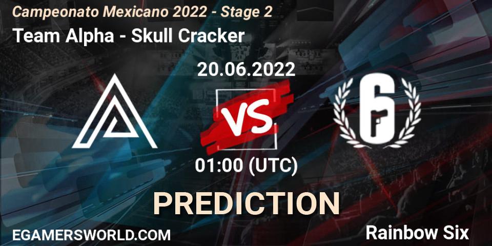 Team Alpha - Skull Cracker: ennuste. 20.06.2022 at 02:00, Rainbow Six, Campeonato Mexicano 2022 - Stage 2