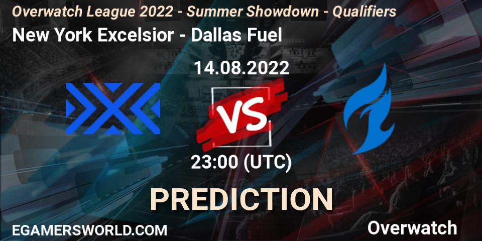 New York Excelsior - Dallas Fuel: ennuste. 14.08.22, Overwatch, Overwatch League 2022 - Summer Showdown - Qualifiers