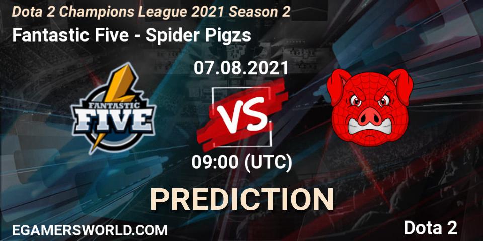 Fantastic Five - Spider Pigzs: ennuste. 09.08.2021 at 09:47, Dota 2, Dota 2 Champions League 2021 Season 2