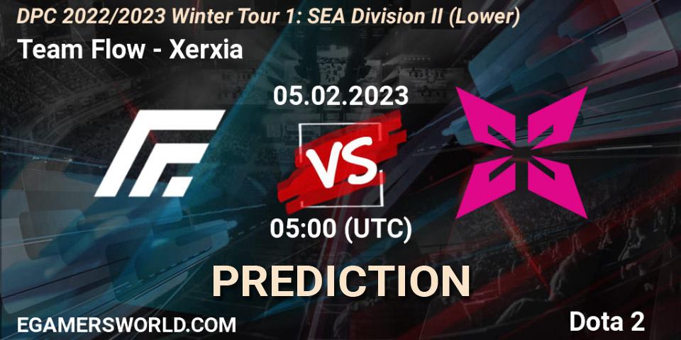Team Flow - Xerxia: ennuste. 05.02.23, Dota 2, DPC 2022/2023 Winter Tour 1: SEA Division II (Lower)