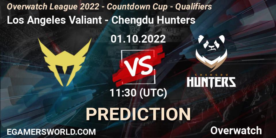 Los Angeles Valiant - Chengdu Hunters: ennuste. 01.10.22, Overwatch, Overwatch League 2022 - Countdown Cup - Qualifiers