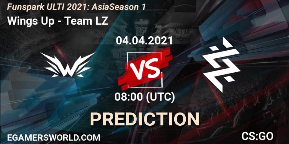 Wings Up - Team LZ: ennuste. 04.04.2021 at 07:45, Counter-Strike (CS2), Funspark ULTI 2021: Asia Season 1
